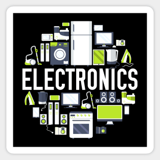 electronics concept Sticker